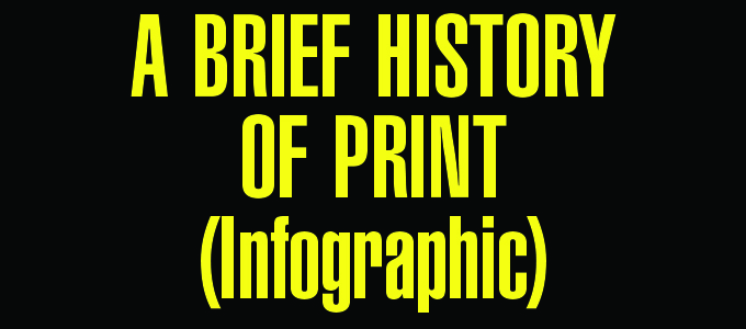 A brief history of print [infographic]