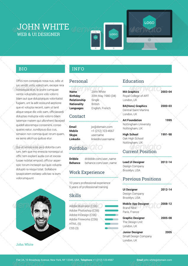 I found your resume in the printer commercial