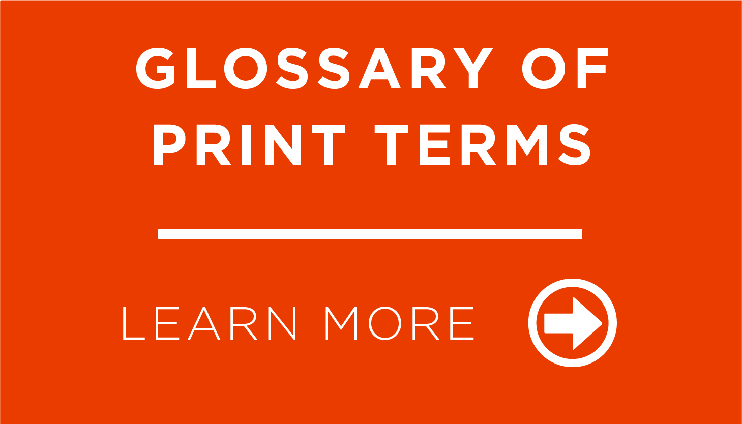 Glossary of Print Terms