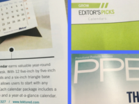 PPB Magazine Features Our Mini Desk Calendar!