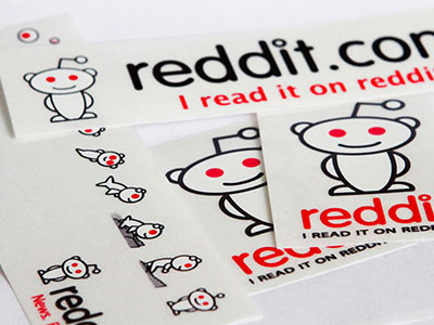 Reddit stickers used in a successful sticker marketing campaign