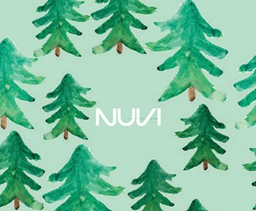 Custom wrapping paper for a business: Nuvi custom wrapping paper