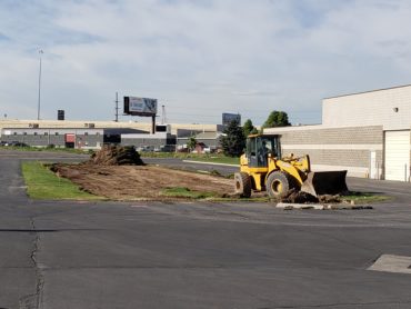 construction crew working on the building update