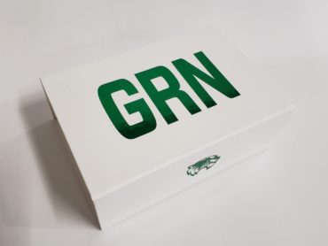 The UVU men's basketball custom marketing box created by Alexander's